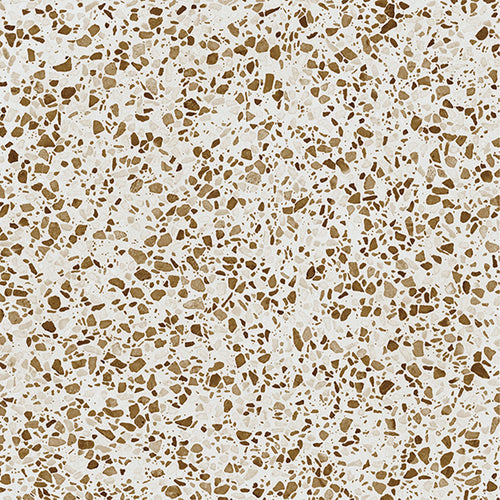 Terrazzo look fliser i brun og beige