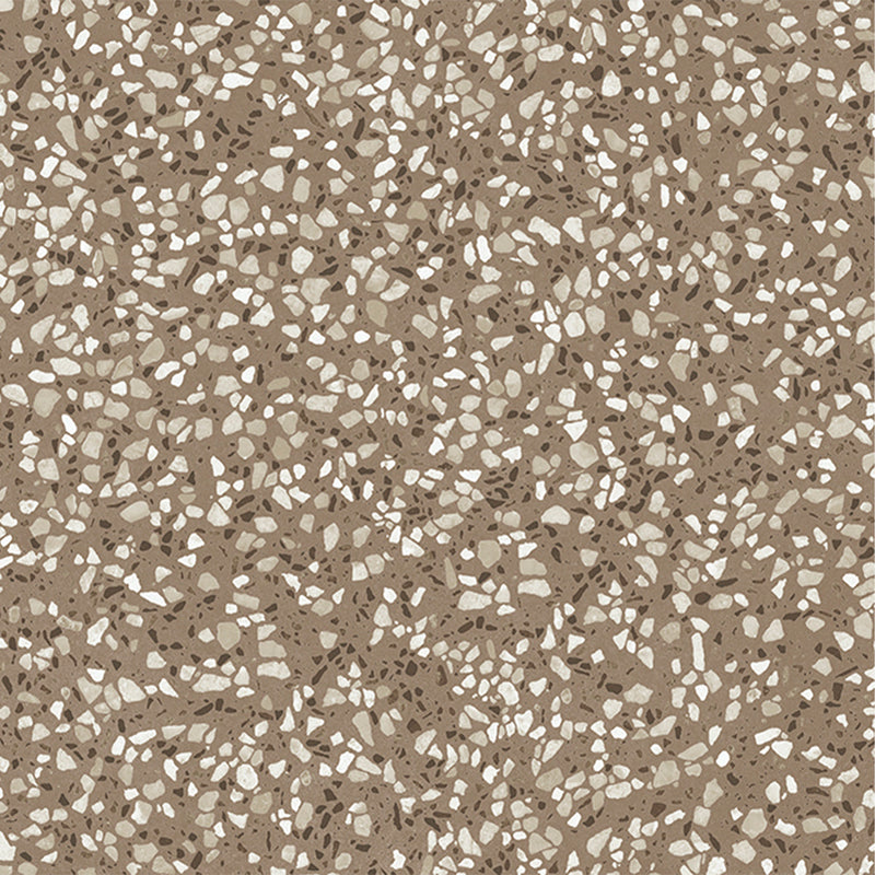 Terrazzo look flise i brunlige nuancer